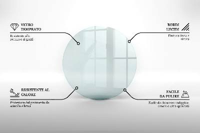 Plaque de sol en verre pour poêle transparent 