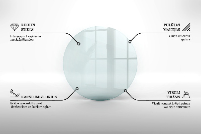 Plaque de sol en verre pour poêle transparent 
