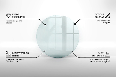 Plaque de sol en verre pour poêle transparent 