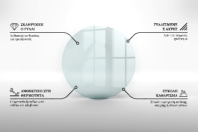 Plaque de sol en verre pour poêle transparent 