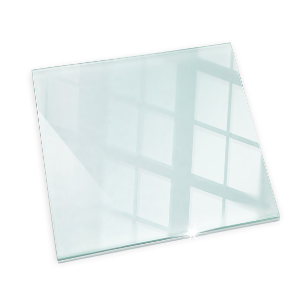 Plaque verre pour poêle transparente