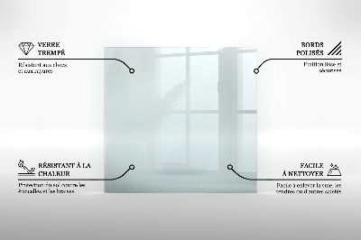 Plaque verre pour poêle transparente