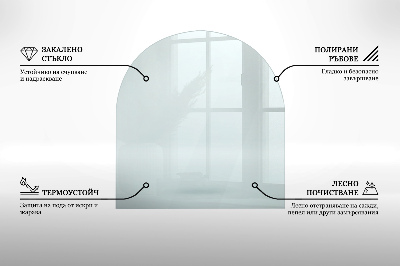 Plaque de verre pour cheminée transparente