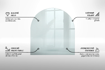 Plaque de verre pour cheminée transparente