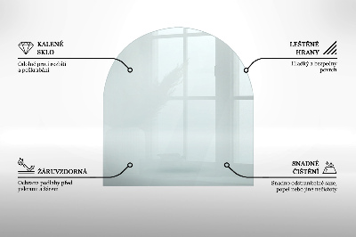 Plaque de verre pour cheminée transparente