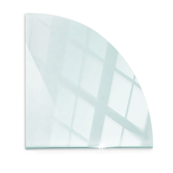 Verre sous poêle à bois transparent