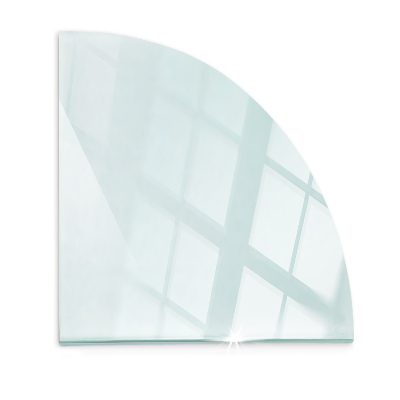 Verre sous poêle à bois transparent