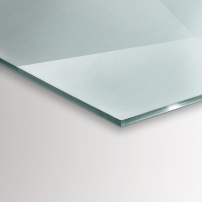 Plaque verre pour poêle hexagonale transparente