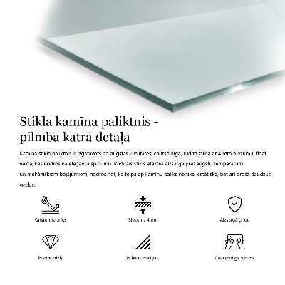 Plaque verre pour poêle hexagonale transparente