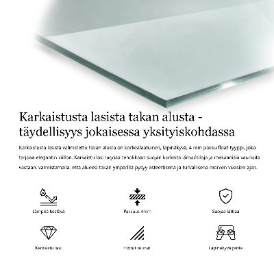 Plaque verre pour poêle hexagonale transparente