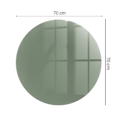 Verre sous poêle à bois ronde Couleur Olive