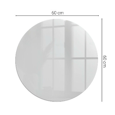 Verre sous poêle à bois ronde Couleur Gris