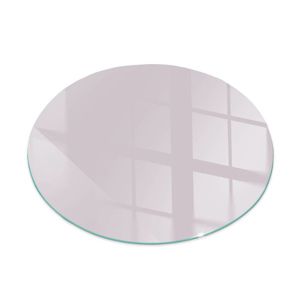 Verre sous poêle à bois ronde Couleur violet clair