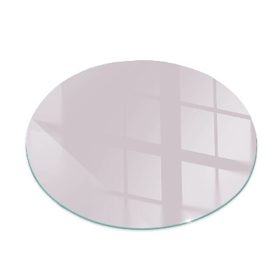Verre sous poêle à bois ronde Couleur violet clair