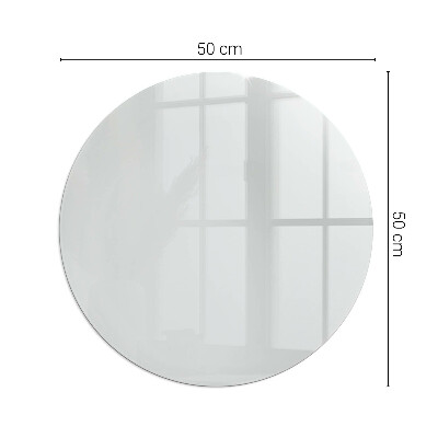 Verre sous poêle à bois ronde Couleur Gris