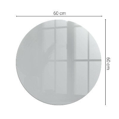 Verre sous poêle à bois ronde Couleur Gris clair
