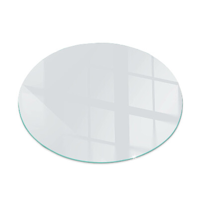 Verre sous poêle à bois ronde Couleur Gris clair