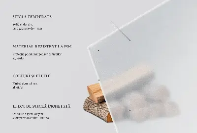 Plaque en verre pour poêle rectangulaire et semitransparente