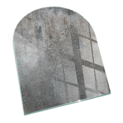 Plaque verre pour poêle semi-ovale Texture de surface brute