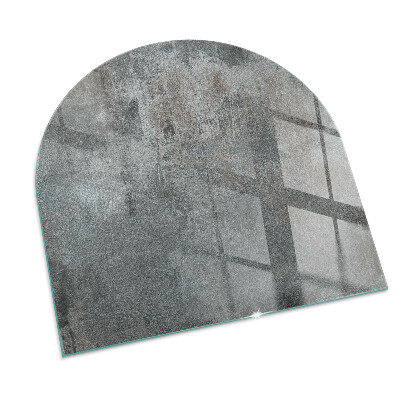 Plaque verre pour poêle semi-ovale Texture de surface brute