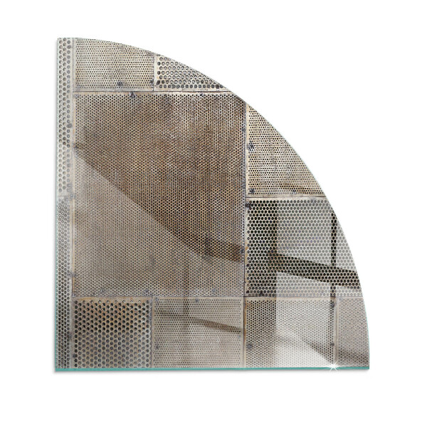 Plaque verre pour poêle quartier Modèle de tôle perforée