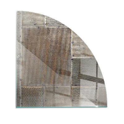 Plaque verre pour poêle quartier Modèle de tôle perforée