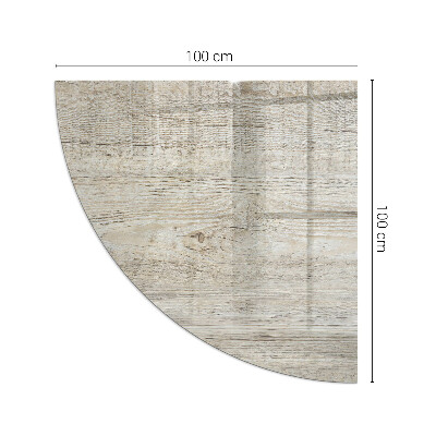 Plaque de verre pour cheminée quartier Texture bois clair