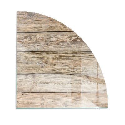 Plaque verre pour poêle quartier Planche de bois dans la disposition