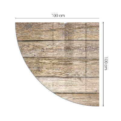 Plaque verre pour poêle quartier Planche de bois dans la disposition