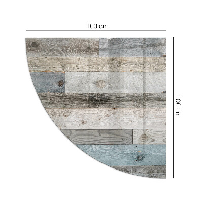Plaque de verre pour cheminée quartier Des planches de différentes nuances