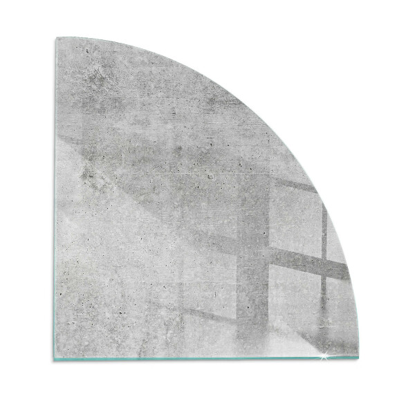 Plaque verre pour poêle quartier Texture de béton brut