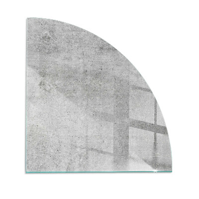 Plaque verre pour poêle quartier Texture de béton brut
