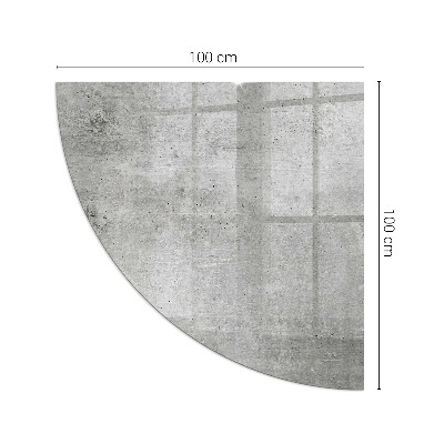 Plaque verre pour poêle quartier Texture de béton brut