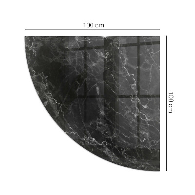 Plaque verre pour poêle quartier Motif de marbre élégant