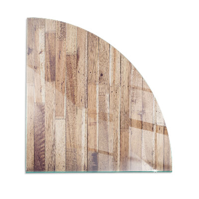 Plaque verre pour poêle quartier Planche de bois dans la disposition