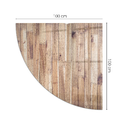Plaque verre pour poêle quartier Planche de bois dans la disposition