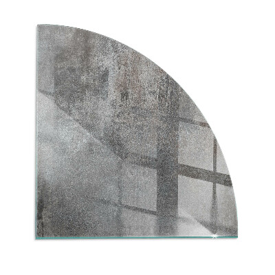 Plaque de verre pour cheminée quartier Texture de surface brute