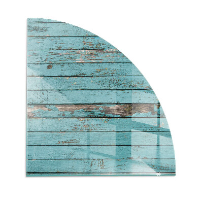 Plaque de verre pour cheminée quartier Planches de style rustique