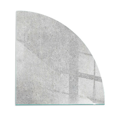 Plaque de verre pour cheminée quartier Texture de béton brut