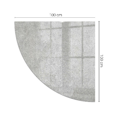 Plaque de verre pour cheminée quartier Texture de béton brut