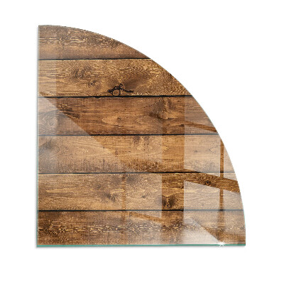 Plaque verre pour poêle quartier Planche de bois avec veinage