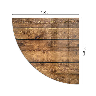Plaque verre pour poêle quartier Planche de bois avec veinage