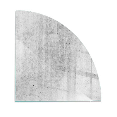 Plaque verre pour poêle quartier Texture de béton brut