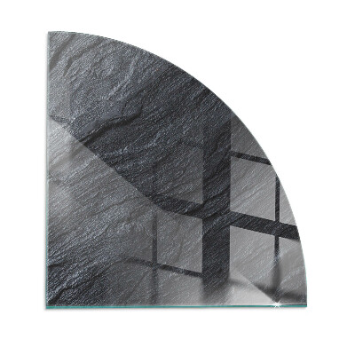 Plaque de verre pour cheminée quartier Texture de la surface de la pierre