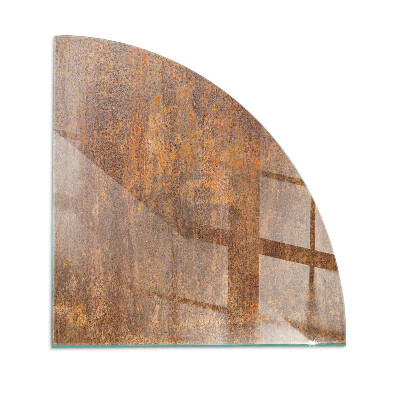 Plaque de verre pour cheminée quartier Texture de rouille sur le fond