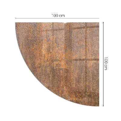 Plaque de verre pour cheminée quartier Texture de rouille sur le fond
