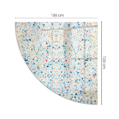 Plaque verre pour poêle quartier Motif de texture abstrait