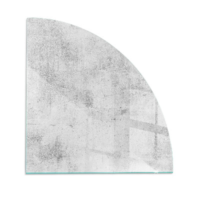 Plaque de verre pour cheminée quartier Texture de béton brut