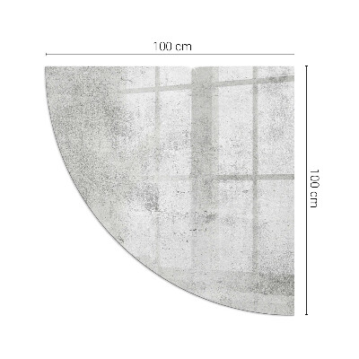 Plaque de verre pour cheminée quartier Texture de béton brut