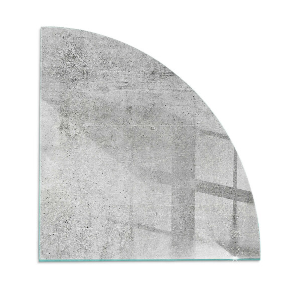 Plaque verre pour poêle quartier Texture de béton brut
